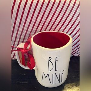 Rae Dunn Red and White 'Be Mine' Mug